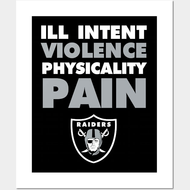 RAIDER COACH AP'S MANTRA Wall Art by capognad